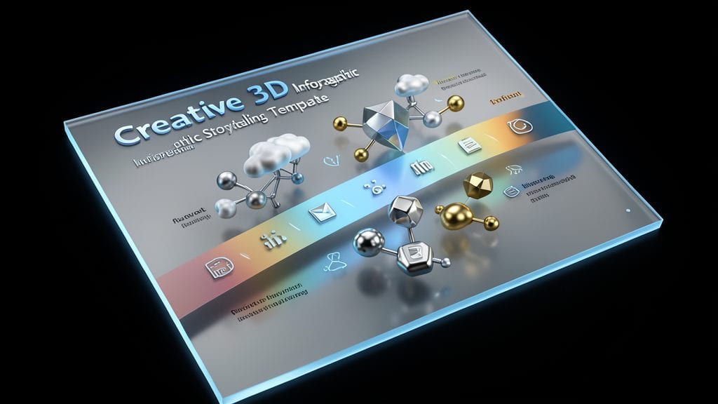 Creative 3D Infographic Storytelling Template