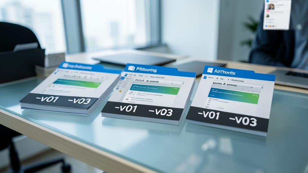 Version Control with Sequential Numbers
