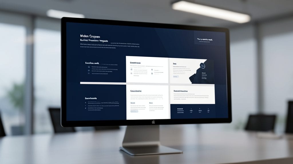 Modern Corporate Business Presentation Template