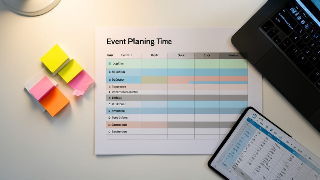 Event Planning Timeline Template