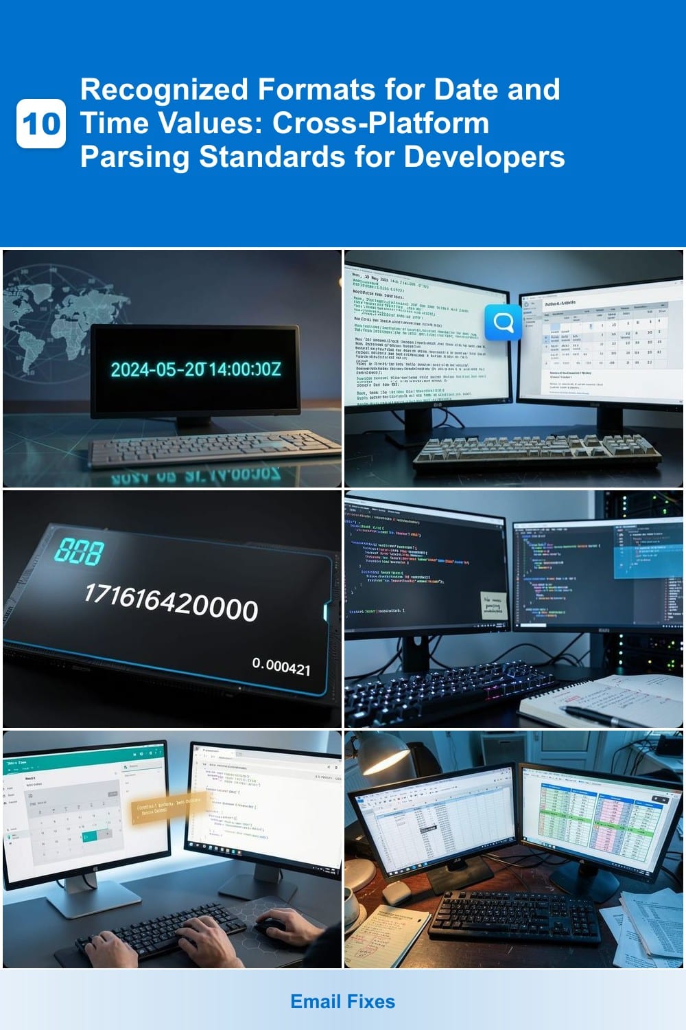 Recognized Formats for Date and Time Values: Cross-Platform Parsing Standards for Developers