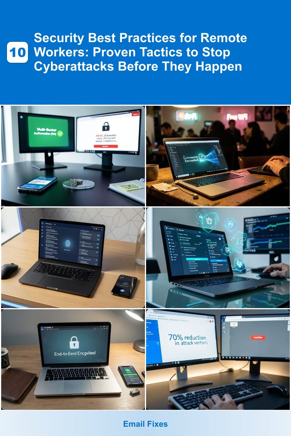 10 Security Best Practices for Remote Workers: Proven Tactics to Stop Cyberattacks Before They Happen